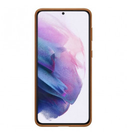 Coque en cuir S21 Plus Brun