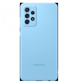 Coque Silicone Galaxy A72 Bleu