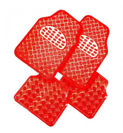 Tapis pvc METALIC rouge