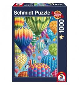 Puzzle Envol de ballons...