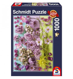 Puzzle Fleurs violettes,...