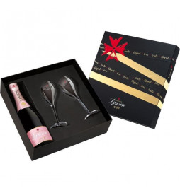 Champagne Lanson Label Rosé...