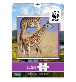 WWF Puzzle 100 pieces Girafes