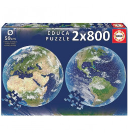 Puzzle - 2x800 Planete Terre
