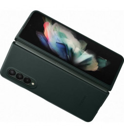 Coque en cuir Z Fold3 Vert