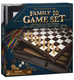 Coffret en bois de 10 jeux