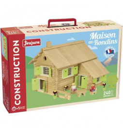 JEUJURA Maison en rondins -...