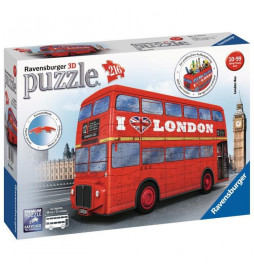 Puzzle 3D Bus londonien -...