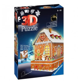 Puzzle 3D Maison de Noël en...