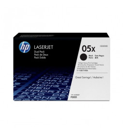 HP 05X Pack de 2 toners...