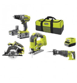 RYOBI Pack 4 outils sans...