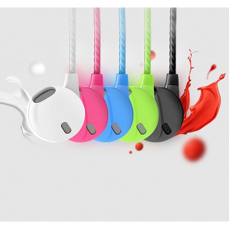 Ecouteurs Plat pour Smartphone avec Micro Réglage Kit Main Libre Casque Universel Prise  Jack