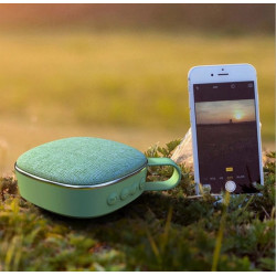 Enceinte Bluetooth Tissu pour Smartphone Haut-Parleur Micro