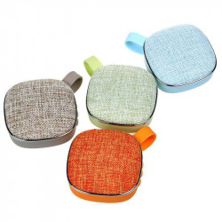 Enceinte Bluetooth Tissu pour Smartphone Haut-Parleur Micro