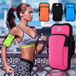 Brassard Sport Sac pour Smartphone Courir Respirant Housse Running Rangement