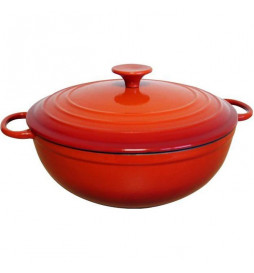 BAUMALU Cocotte fonte ronde...