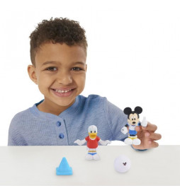 Mickey, 2 figurines...