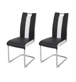 LEON Lot de 2 chaises -...