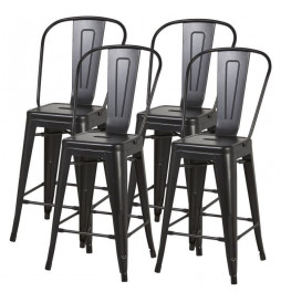 Lot de 4 tabourets...