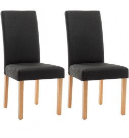 ELYNA Lot de 2 chaises de...