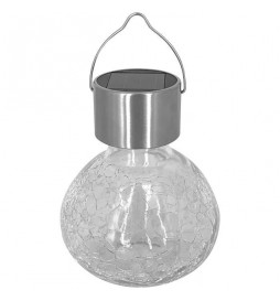 GALIX Lampion solaire inox