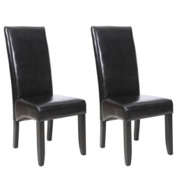 CUBA Lot de 2 chaises de...