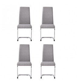 JANE Lot de 4 chaises -...