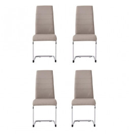 JANE Lot de 4 chaises -...