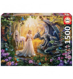 EDUCA Puzzle 1500 Dragon,...