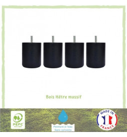 Jeu de pieds cylindriques Ø...