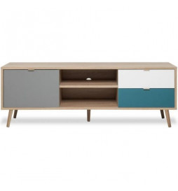 Meuble TV scandinave CUBA -...