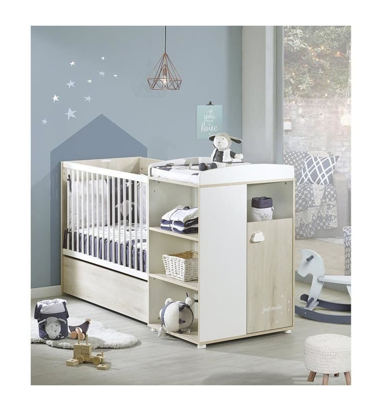 Hochet Mobile pour berceau de bébé, perles en bois, boules de laine, cloche,  carillon éolien, décoration suspendue pour chambre de bébé
