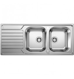évier cuisine inox brossé...