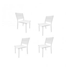 Lot de 4 chaises de jardin...