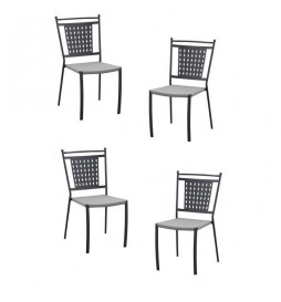 Lot de 4 chaises a manger...