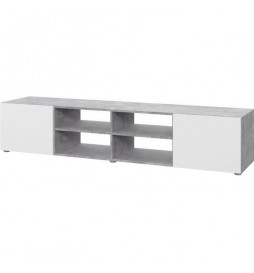 PILVI Meuble TV - Blanc et...