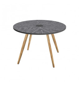 Table de jardin ronde -...