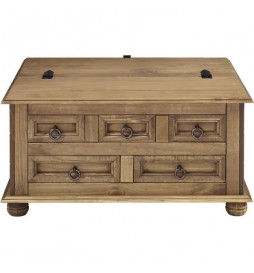 Table basse 5 tiroirs -...