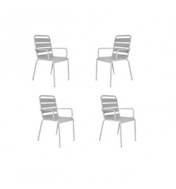 Lot de 4 fauteuils de...