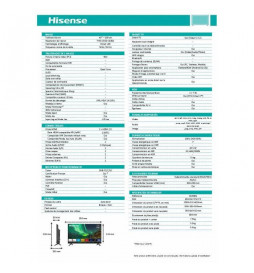 HISENSE 40A6BG - TV UHD 4K...
