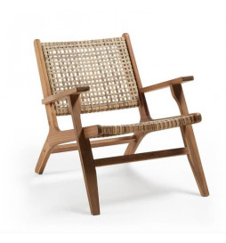 Fauteuil bas en bois...