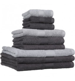 Lot de 9 serviettes de bain...