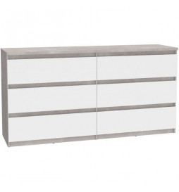 Commode CHELSEA 6 Tiroirs -...