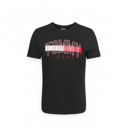 TOMMY - T-shirt flag Noir