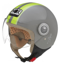 NOX Casque Jet N210 Gris...