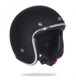 NOX Casque Jet N242 Noir Mat