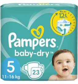 PAMPERS Baby-Dry Taille 5 -...