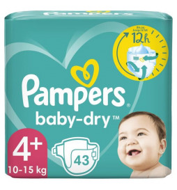 PAMPERS Baby-Dry Taille 4+...
