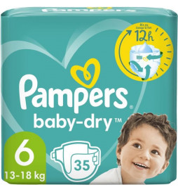 PAMPERS Baby-Dry Taille 6 -...