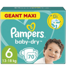 PAMPERS Baby-Dry Taille 6 -...